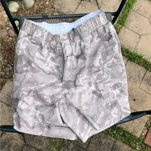 Men’s camo aftco shorts size 32
